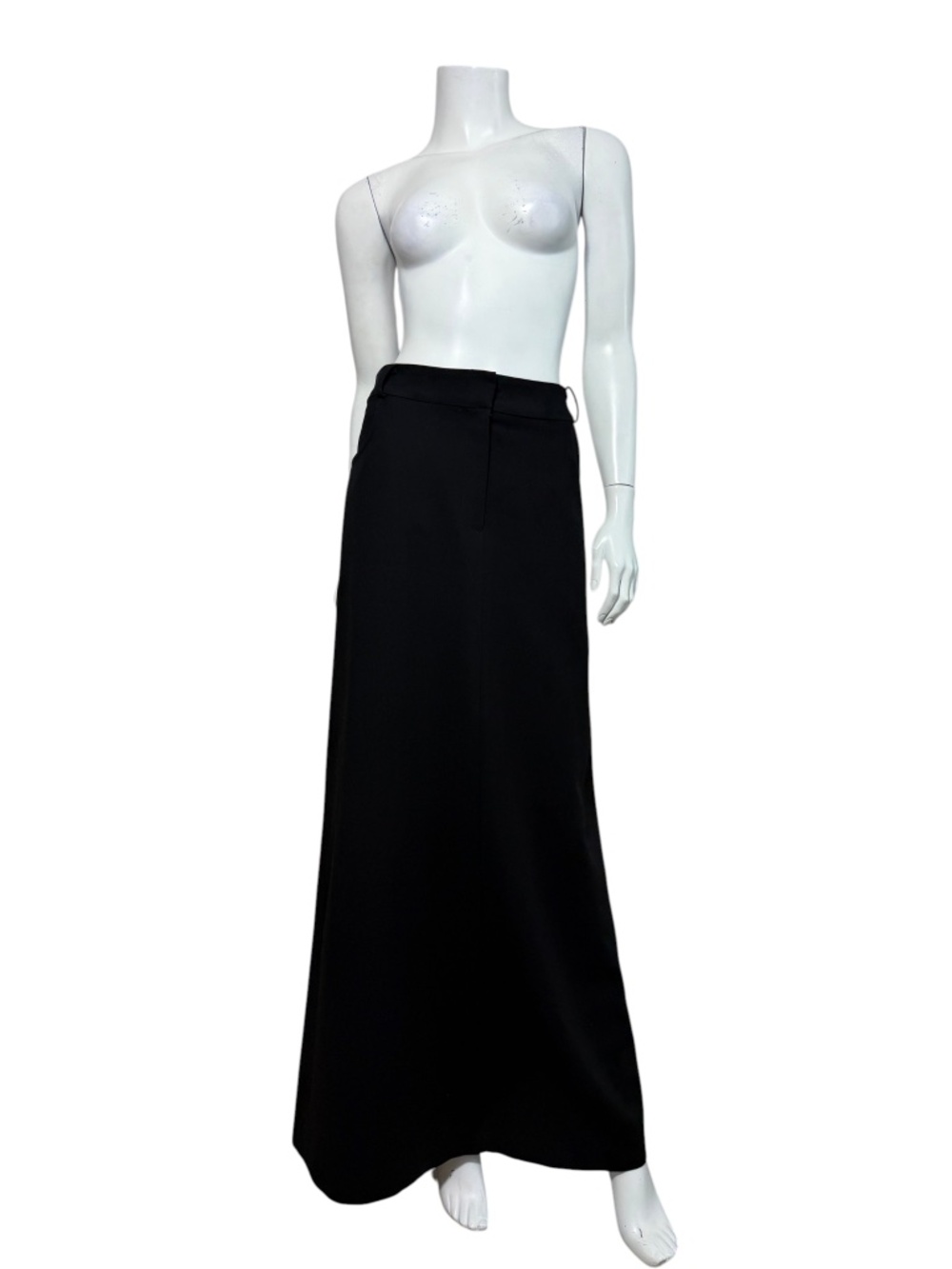 The Frankie Shop Malvo Long Pencil Skirt in Black Size L